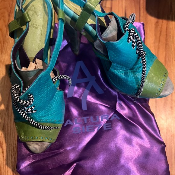 Altura Sie7e Platform Open Toe Sandals Size 8.5 - Picture 4 of 4